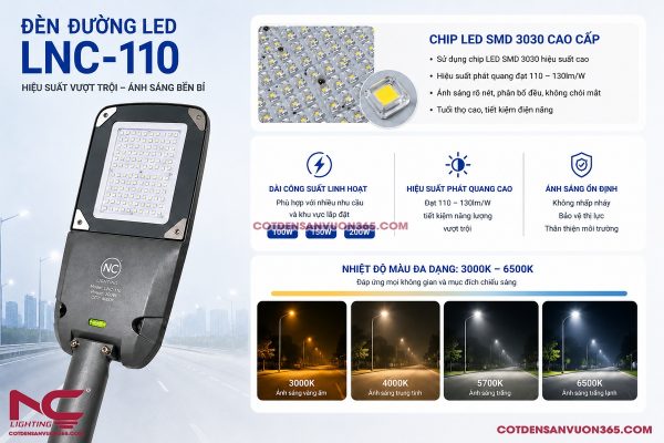 Đèn đường LED LNC-110