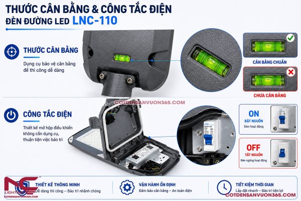Đèn đường LED LNC-110