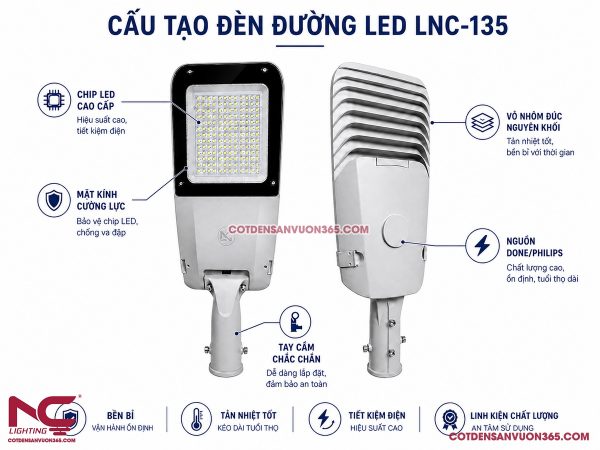 Đèn đường led LNC-135