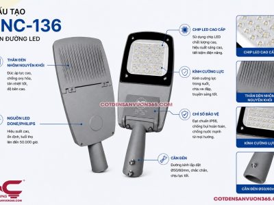 Đèn đường led LNC-136