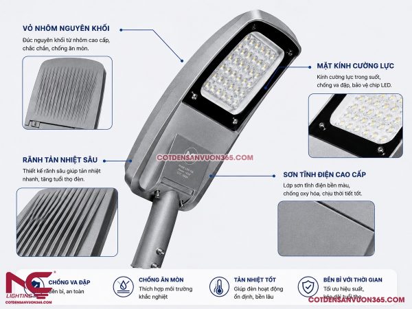 Đèn đường led LNC-136