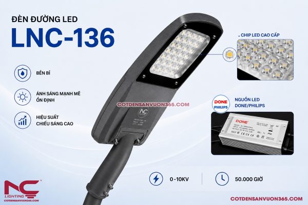 Đèn đường led LNC-136
