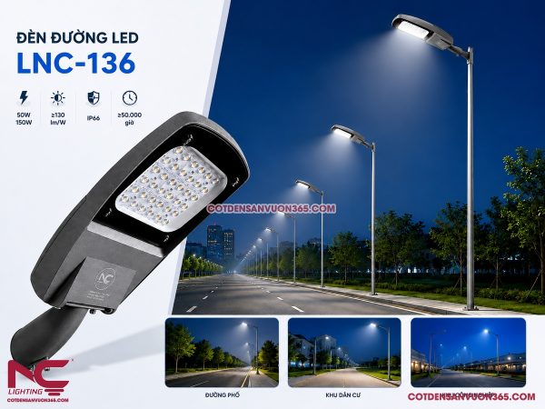 Đèn đường led LNC-136