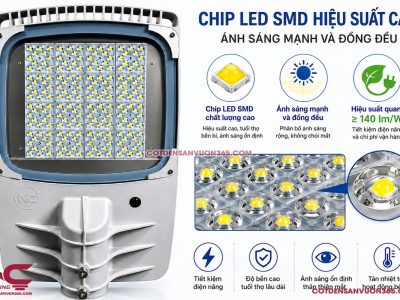 Đèn đường led LNC-140