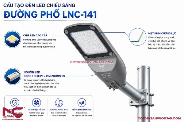 Đèn Đường LED LNC-141