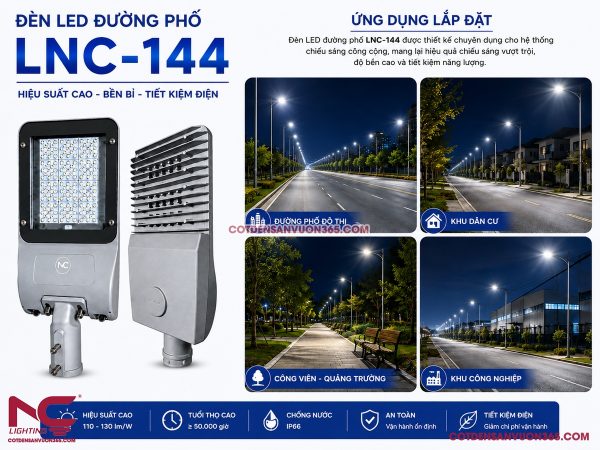 Đèn đường led LNC-144