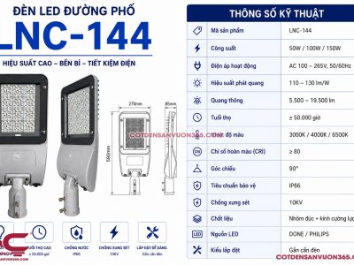 Đèn đường led LNC-144