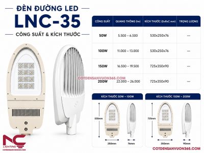 Đèn đường led LNC-35