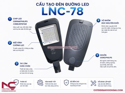 Đèn đường LED LNC78