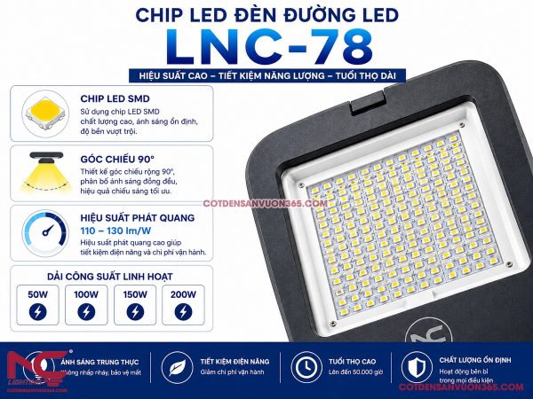 Đèn đường LED LNC78