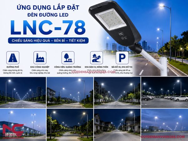 Đèn đường LED LNC78