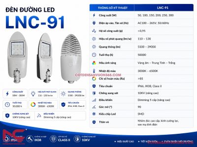 Đèn đường LED LNC-91