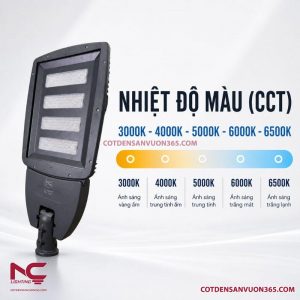 Đèn đường led LNC-81 Cột đèn sân vườn 365