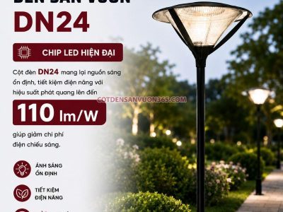 Cột đèn sân vườn DN24