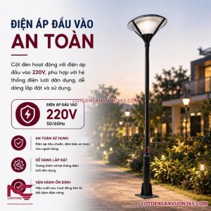 Cột đèn sân vườn DN24