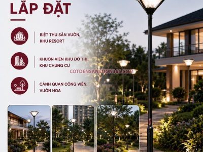 Cột đèn sân vườn DN24