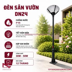 Cột đèn sân vườn DN24