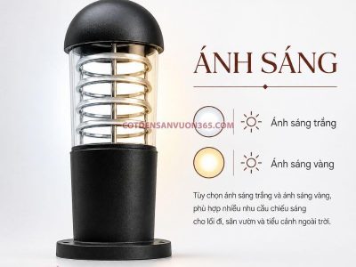 Đèn nấm sân vườn DN28 21 Đèn nấm sân vườn DN28