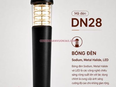 Đèn nấm sân vườn DN28 20 Đèn nấm sân vườn DN28