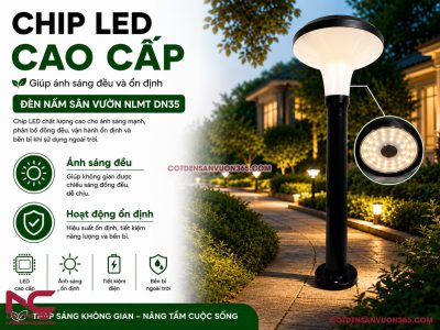 Đèn nấm sân vườn DN35