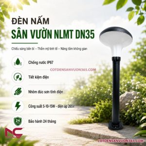 Đèn nấm sân vườn DN35