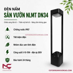 Đèn nấm sân vườn năng lượng mặt trời DN34 23 Đèn nấm sân vườn năng lượng mặt trời DN34