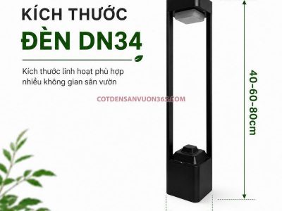 Đèn nấm sân vườn năng lượng mặt trời DN34