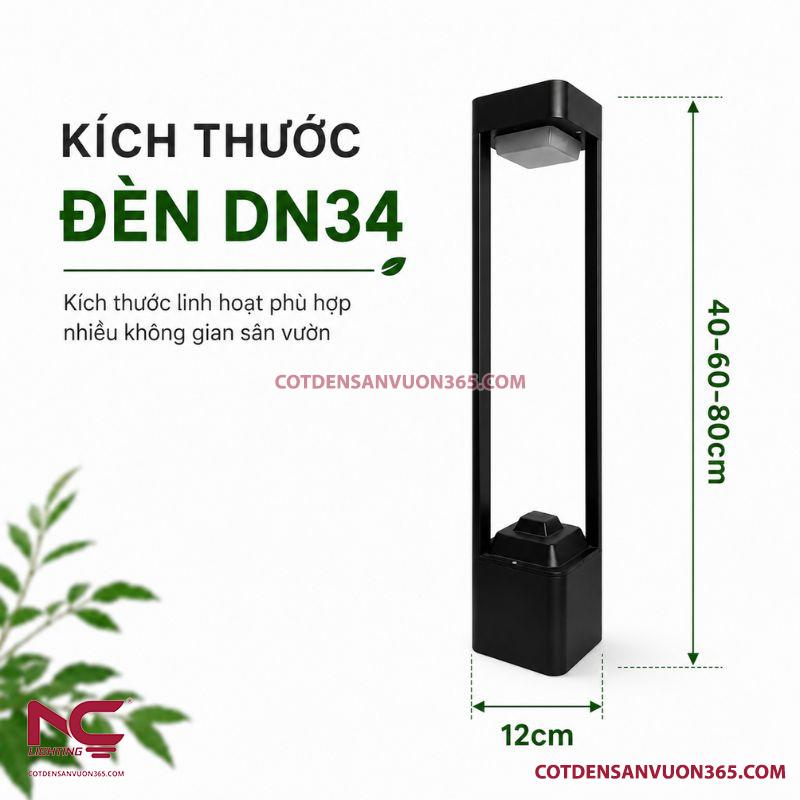Đèn nấm sân vườn năng lượng mặt trời DN34 33 Đèn nấm sân vườn năng lượng mặt trời DN34