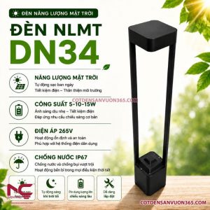 Đèn nấm sân vườn năng lượng mặt trời DN34 22 Đèn nấm sân vườn năng lượng mặt trời DN34