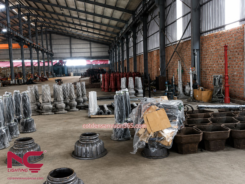 Năng lực sản xuất Cột đèn sân vườn 365