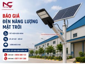 Báo giá đèn năng lượng mặt trời 2026