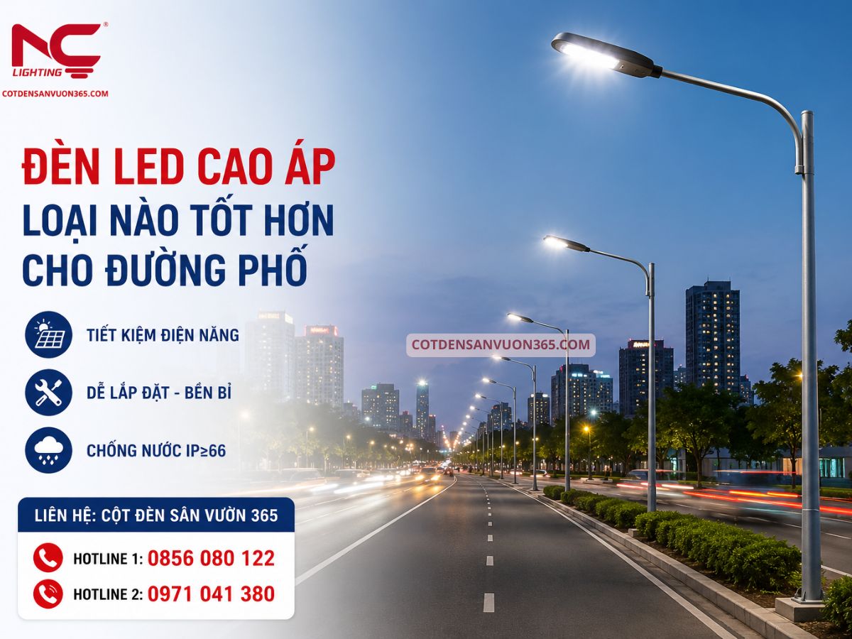 Đèn LED Cao Áp loại nào tốt hơn cho đường phố