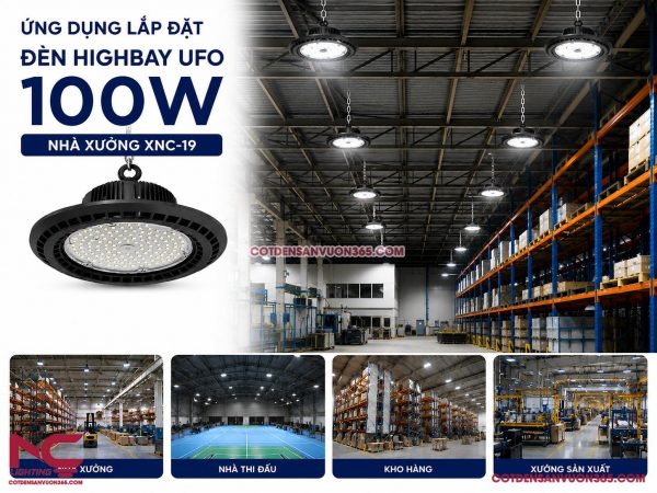 Đèn Led Nhà Xưởng IP65 Highbay UFO XNC-19