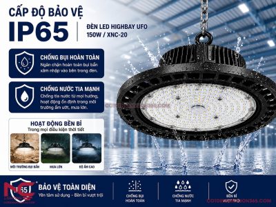 Đèn LED Nhà Xưởng Highbay UFO 150W XNC-20