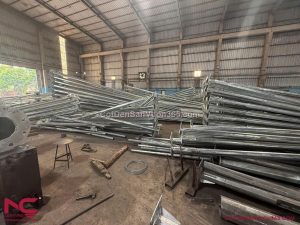 Xưởng sản xuất cột đèn