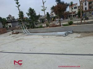 cột đèn cao áp và cột đèn trang trí đi Lâm Thao- Bắc Ninh_1