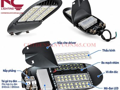 Cấu tạo đèn LED đường phố LNC-147