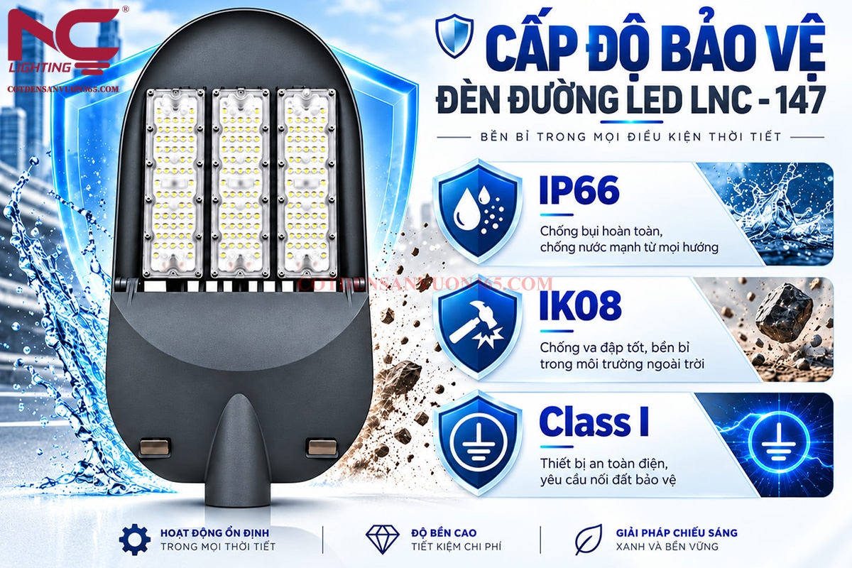 Ứng dụng của đèn LED đường phố LNC-147