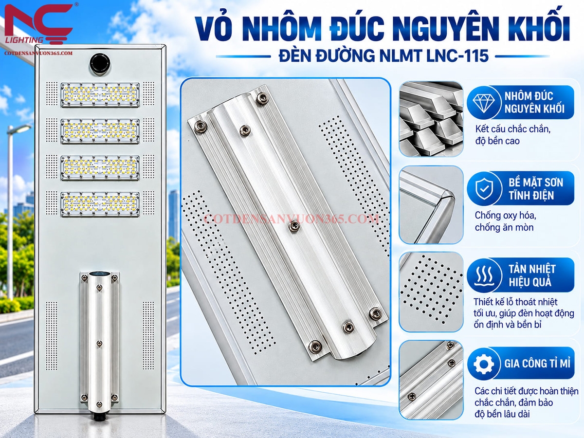 Đặc điểm nổi bật của đèn đường LED NLMT LNC-115